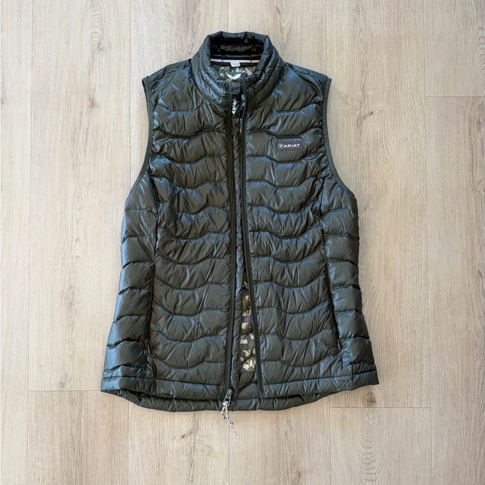 Ariat Women's Green Quilted Down Vest
